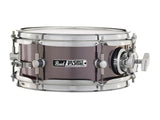 Pearl 10x4.5 Short Fuse Snare Drum w/ Rotating Mounting Clamp Brushed Pewter
