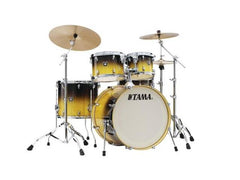 Tama Superstar Classic Maple Exotic 5 Piece Shell Pack 10 12 16 14SN 22BD Gloss Lacebark Pine Fade