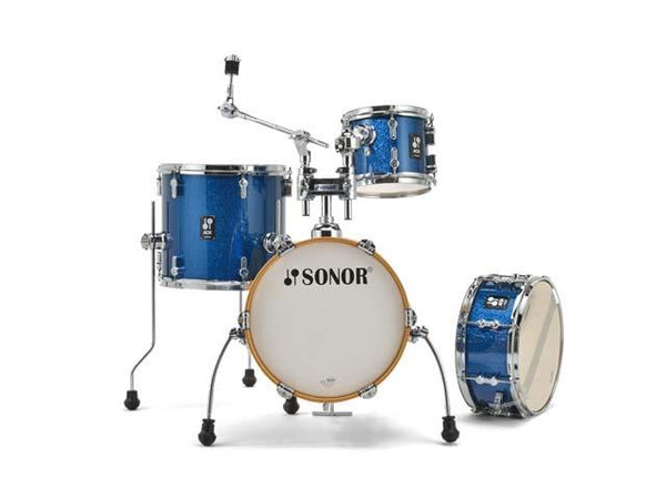 Sonor AQX Micro 4-piece Shell Pack Blue Ocean Sparkle