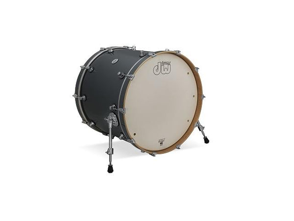 DW Design Series 18x22 Bass Drum Steel Gray