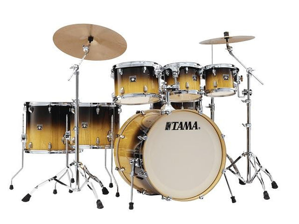 Tama Superstar Classic Maple Exotic 7 Piece Shell Pack Gloss Lacebark Pine Fade