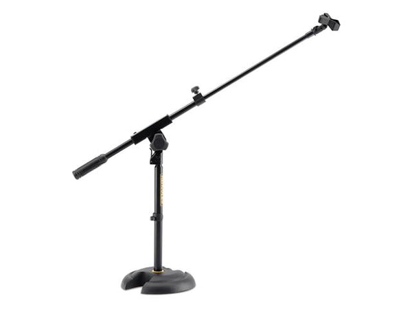 Pied de micro Hercules Low "H" avec perche et pince pour micro