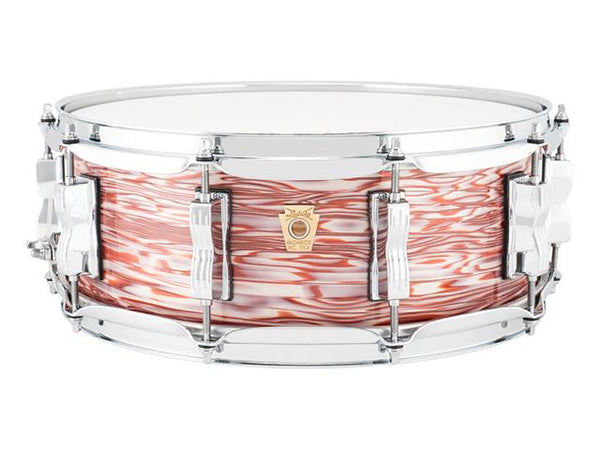 Ludwig 5x14 Classic Maple Snare Drum Vintage Pink Oyster