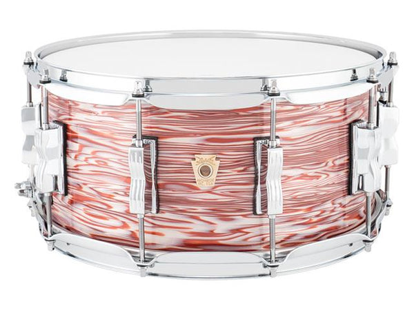 Ludwig 6.5x14 Classic Maple Snare Drum Vintage Pink Oyster
